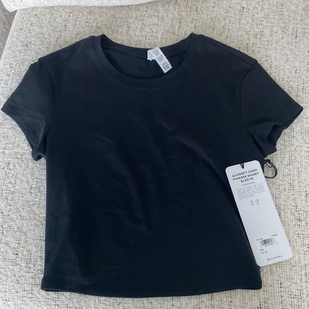 Alosoft Crop Finesse Short Sleeve